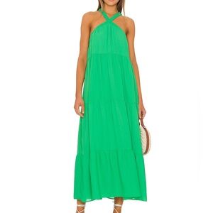 Show Me Your MuMu Green Maxi Dress